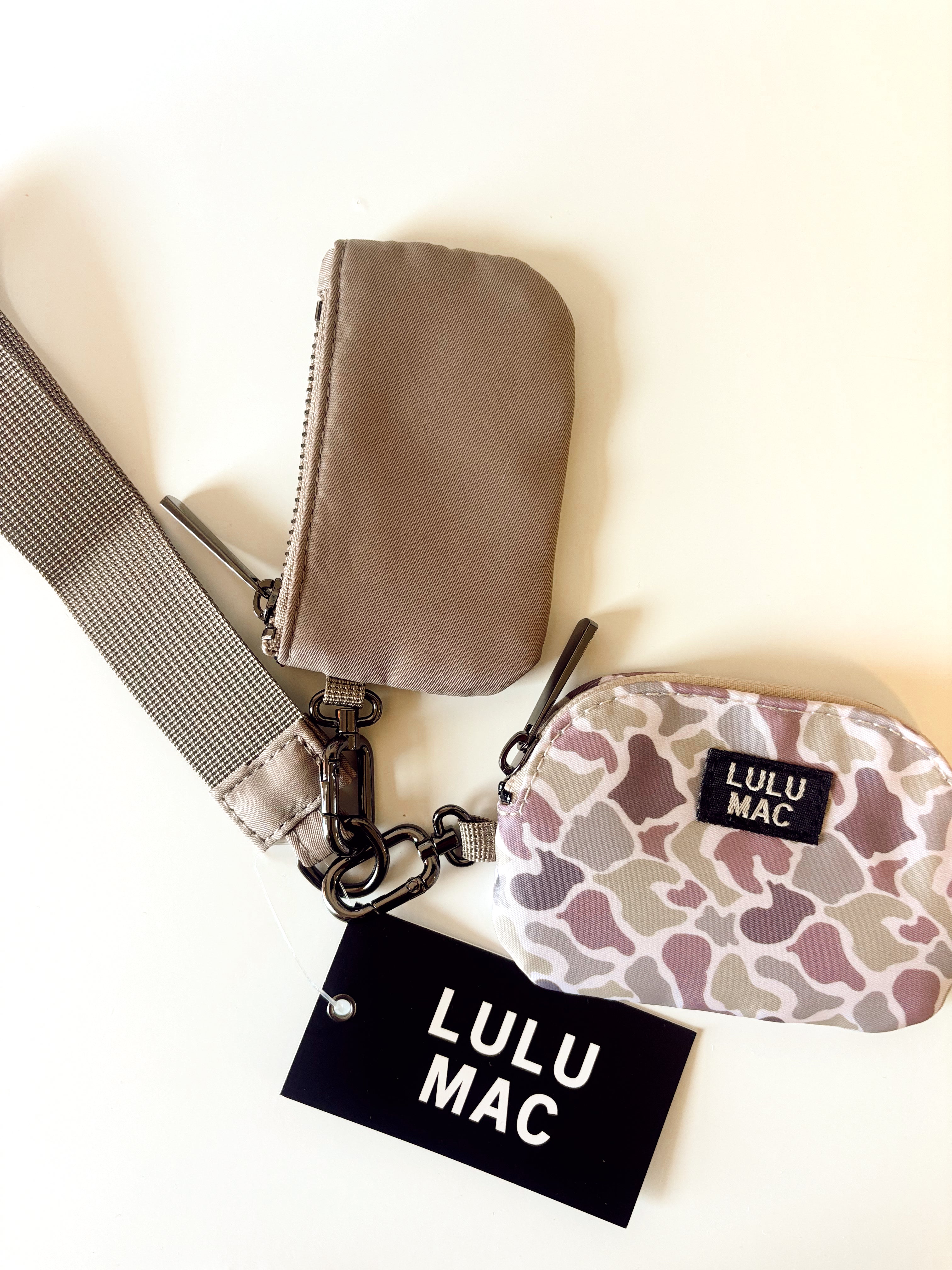 Lulu Mac Camo Wristlet