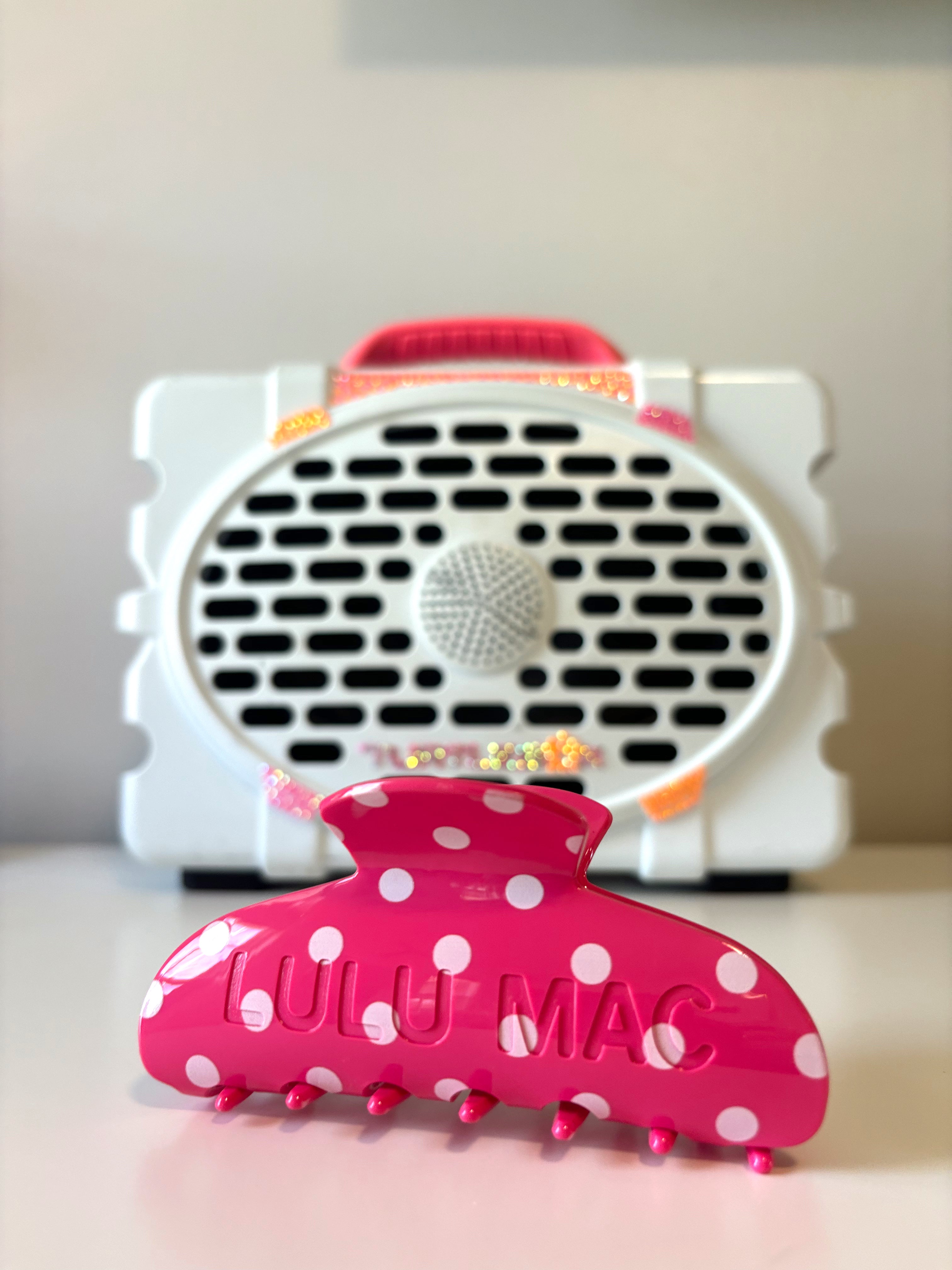 Polka Dot Lulu Mac Clip