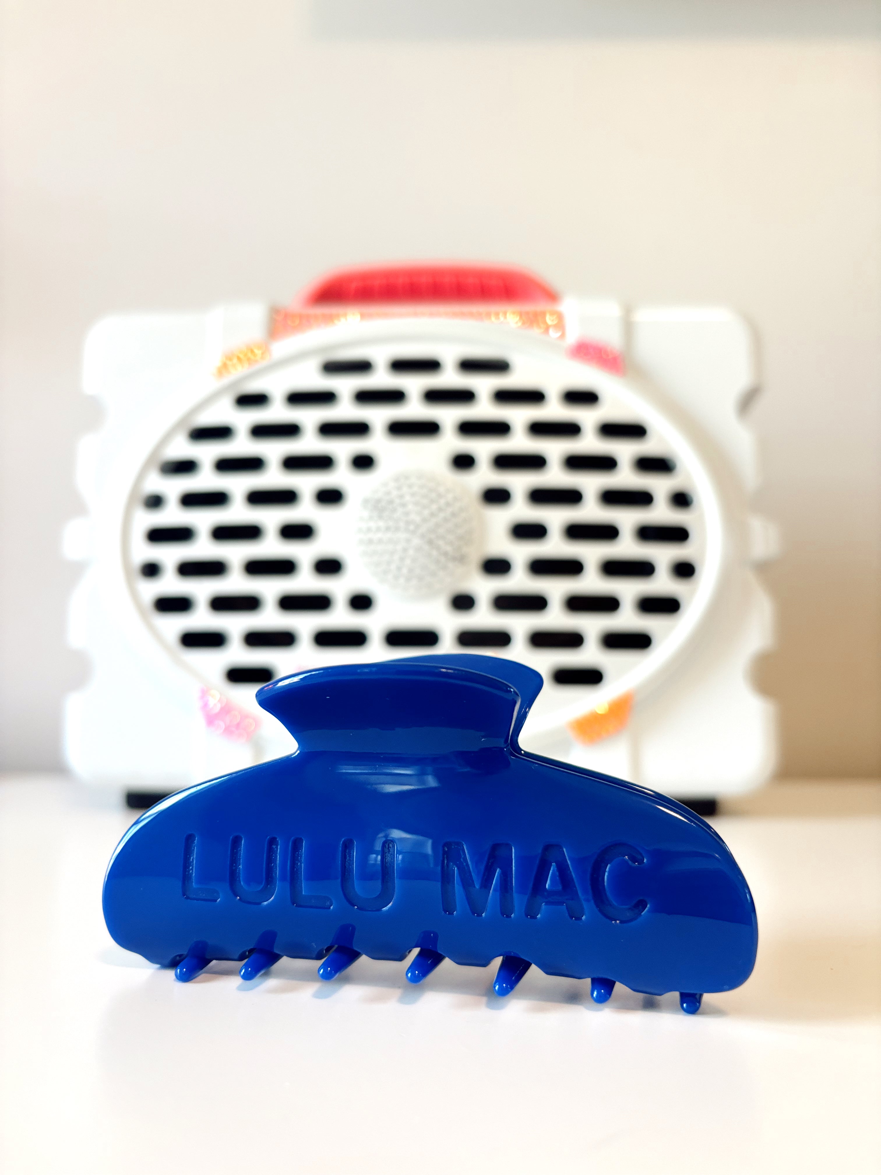 Blue Lulu Mac hair clip