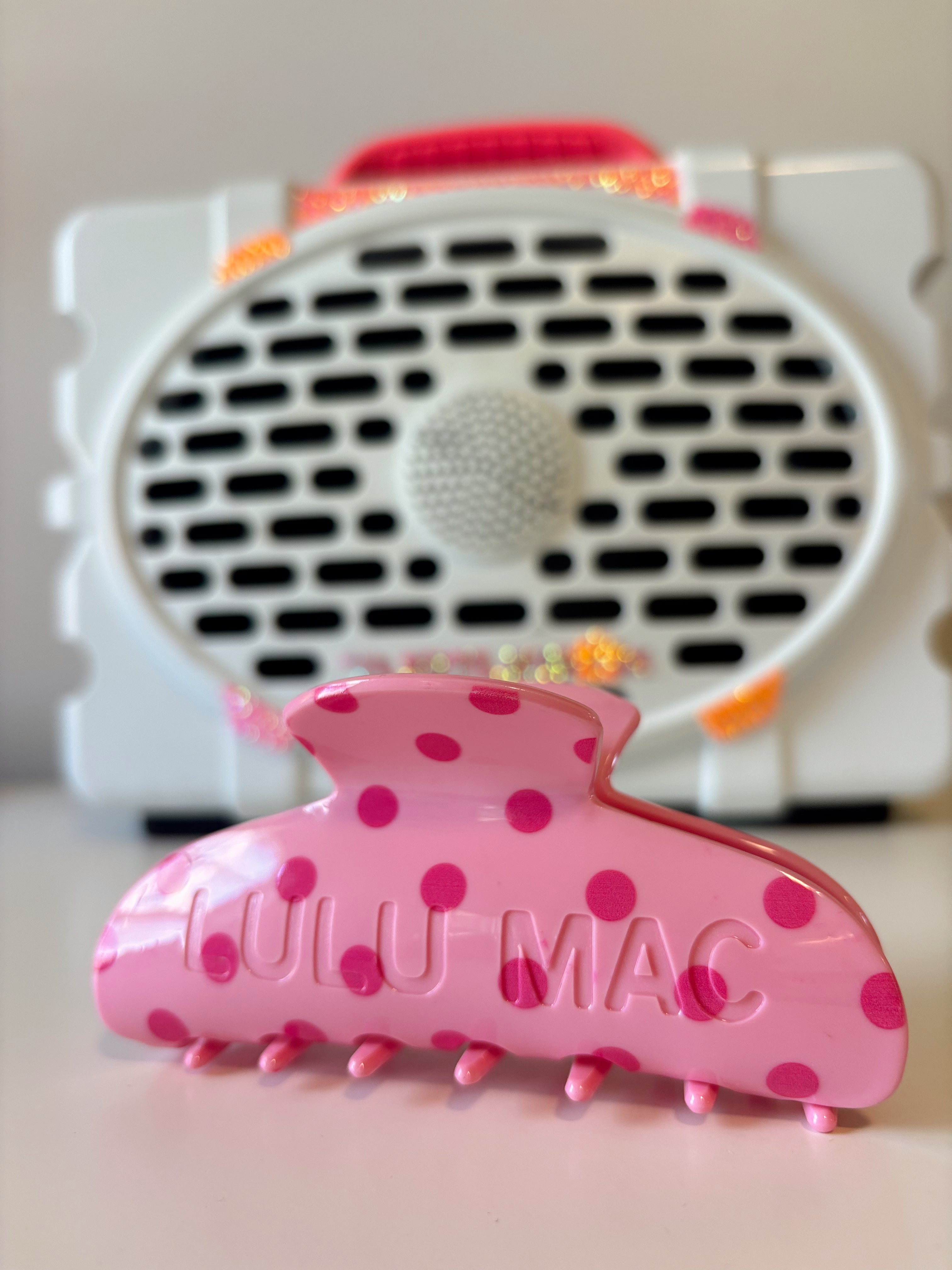 Polka Dot Lulu Mac Clip